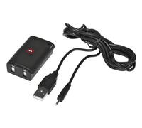 Chargeur Noir + Batteries Pour Xbox 360 [Importación Francesa]