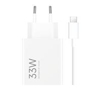 Chargeur secteur XIAOMI BHR9956EU | Compatible con iPhone/Samsung y dispositivos principales, incluye cable USB-C 5A, ideal para viajes.