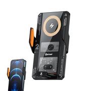 Chargeur Support Voiture - Support Téléphone Sans Fil, Fixation Tableau De Bord, Station Recharge Portable, Accesorio Téléphone Auto, Maintien Sécurisé, Compatible Smartphone, Charge Rapide | Voiture