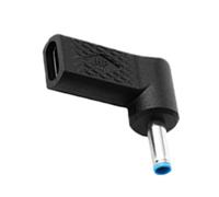 Charging Barrel Plug Adapter - USB C Converter Tip, Compact Pawer Connector | Univrsal Adapter for Charging Electronics, Converts Round Port to USB Type-C, Great for Workstations, Travel Kits, Home