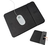 Charging Mice, Desktop Pad, 11,81 x 8,66 pulgadas, antideslizante inalámbrico, multifunción, para ordenador portátil, Keyboard, Desk, Travel and Work Setup, Workshop, Everyday Use