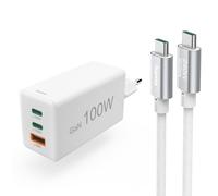 Chargr rap. av. cable chrge USB-C, pr ord. puerto., PD, 100W, 1,5 m, blc
