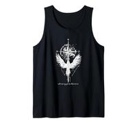 Charing Your Dreams - Brújula Boho con alas Camiseta sin Mangas