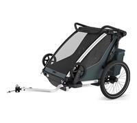 Thule - Carritos deportivos - Chariot Cross 2 Double Dark Slate - Gris Gris one size
