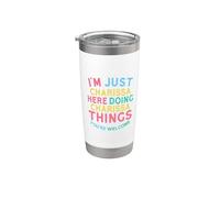 Charissa Here Doing Charissa Things Funny Charissa Nombre Vaso térmico de acero inoxidable de doble pared