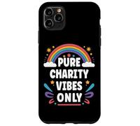 Charity Vibes Only Cute Retro Girls Charity Name Carcasa para iPhone 11 Pro MAX