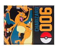 Charizard Fuego Llameante 006 Pokeball Billetera/Cartera Bi-Fold Porta-ID & Tarjetero, Naranja