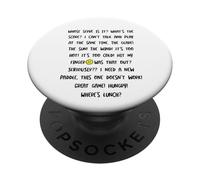 Charlas y Frases Divertidas de Pickleball, Refranes de Pickleball PopSockets PopGrip Adhesivo