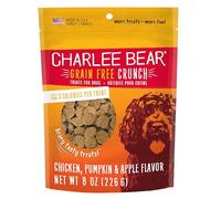 Charlee Bear Grain-Free Bear Crunch Chicken Pumpkin & Apple Flavor 8 ounce