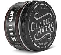 Charlemagne Pomada mate para el cabello - Mezcla de arcilla y pomada para el cabello para hombre - Crema moldeadora con aroma de barbería (100 g, Fijación fuerte)