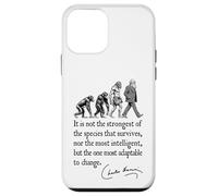 Charles Darwin Evolution Responsive To Change Cita divertida Carcasa para iPhone 12 mini