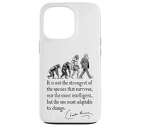 Charles Darwin Evolution Responsive To Change Cita divertida Carcasa para iPhone 13 Pro