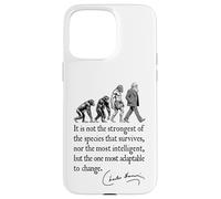 Charles Darwin Evolution Responsive To Change Cita divertida Carcasa para iPhone 15 Pro Max