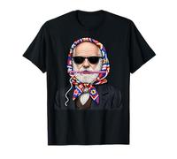 Charles Darwin Evolution Theory Granny - Ovillo Cuadrado para Ganchillo Camiseta
