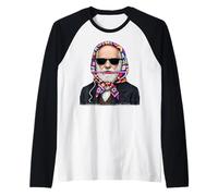 Charles Darwin Evolution Theory Granny - Ovillo Cuadrado para Ganchillo Camiseta Manga Raglan