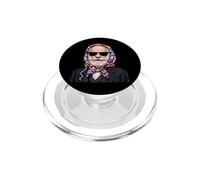 Charles Darwin Evolution Theory Granny - Ovillo Cuadrado para Ganchillo PopSockets PopGrip para MagSafe