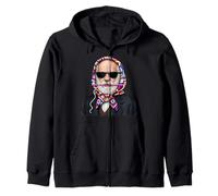 Charles Darwin Evolution Theory Granny - Ovillo Cuadrado para Ganchillo Sudadera con Capucha