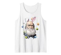 Charles Darwin Evolution Theory - Orejas de Conejo de Pascua Camiseta sin Mangas