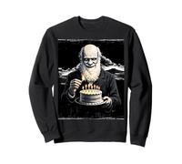 Charles Darwin Evolution Theory - Pastel de cumpleaños para Fiesta de cumpleaños Sudadera