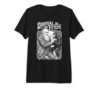 Charles Darwin Mono Supervivencia De La Evolución Más Fuerte Camiseta Premium