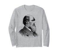 Charles Darwin Retrato Ateo Evolución Darwin Manga Larga