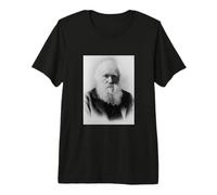 Charles Darwin Retrato Evolución Científico Naturalista Camiseta Premium