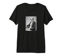 Charles Darwin Retrato Evolución Científico Naturalista Camiseta Premium