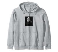 Charles Darwin Retrato Evolución Científico Naturalista Sudadera con Capucha