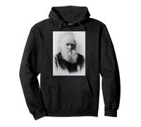 Charles Darwin Retrato Evolución Científico Naturalista Sudadera con Capucha