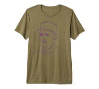 Charles de Gaulle Dibujo Camiseta Premium