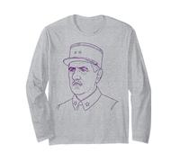 Charles de Gaulle Dibujo Manga Larga