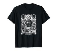 Charles Dickens Niebla De La Ciudad Novela Clásica Camiseta gráfica económica