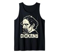 Charles Dickens Retrato Autor Escritor Camiseta sin Mangas