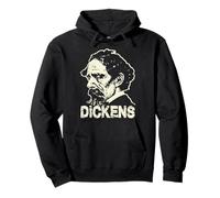 Charles Dickens Retrato Autor Escritor Sudadera con Capucha