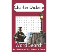 Charles Dickens Word Search Puzzle Book: Word searches with Easy to Read Print about Dickens, literature, Victorian England and more | 6x9 inches, 110 ... … Gift for Vacations, Holidays and Free Times