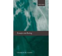 Charles H. Kahn Essays on Being (Tapa dura)