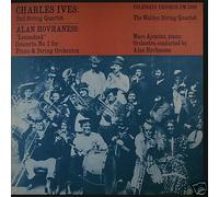 Charles Ives/alan Hovhaness - 2nd String Quartet/lousadzak Concerto No.1