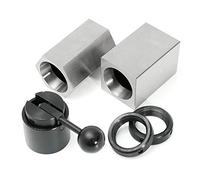 ChaRLes Machifit 5C Bloque De Collet Mandril Set Cuadrado Hex Collecy Holder Más Cercano El Kit De Herramientas De Lathe