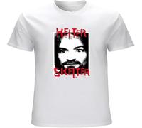 Charles Manson Helter Skelter Men's T Shirt Unisex Cotton Print tee Black XL