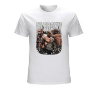 Charles Oliveira Do Bronx - Camiseta blanca unisex para hombre, blanco, S