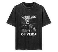 Charles Oliveira Fighter Mens T-Shirt Black Unisex Top tee M