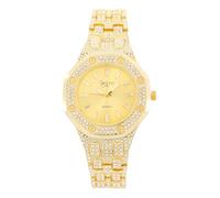 Charles Raymond Reloj de lujo para mujer con diamantes de cristal, un verdadero testamento para la belleza brillante y el glamour atemporal - L0504 LA, ST10528 Oro Oro