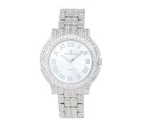 CHARLES RAYMOND Reloj de lujo para mujer con diamantes de cristal, un verdadero testamento para la belleza brillante y el glamour atemporal - L0504 LA, L0504 Classic SLV, L0504