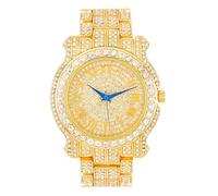 CHARLES RAYMOND Reloj de lujo para mujer con diamantes de cristal, un verdadero testamento para la belleza brillante y el glamour atemporal - L0504 LA, L0504 GLD-GLD, L0504