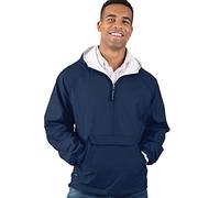 Charles River Apparel - Chaqueta impermeable para lluvia (tallas Reg/Ext) - azul - Small