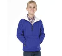 Charles River Apparel Kids' Big Classic Solid Pullover, Royal, S