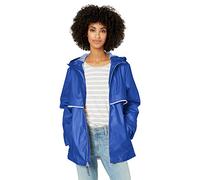 Charles River Apparel New Englander Waterproof Rain Jacket Chaqueta para Lluvia, Azul y a Rayas, XL para Mujer