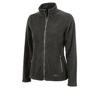 Charles River Apparel Women's Boundary Fleece Jacket, Charcoal Heather, XL
