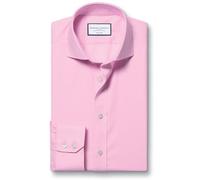 Charles Tyrwhitt Camisas para Hombre, no Necesita Planchado, 100% Sarga de algodón, Trabajo, Negocios y Bodas, Cuello Recortado Extra Delgado