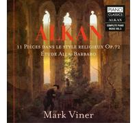 Alkan – 11 Pièces dans le style religieux Op.72: Étude Alla-Barbaro Vol.5 – CD